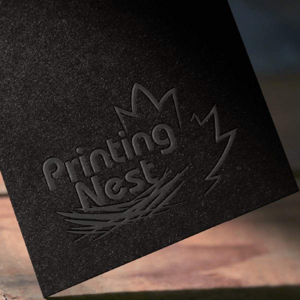 Black Foil Business Cards Printing Nest