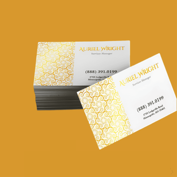 Custom Foil Stamped Business Cards Santa Ana Printing Nest