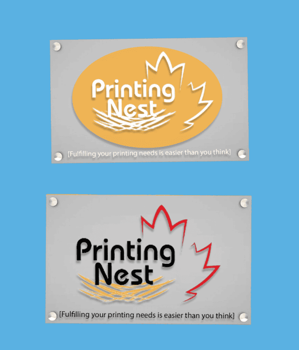 Custom Printed Arcylic Signs Printing Nest