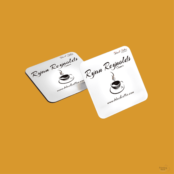 Custom Printed Cafe Foil Stamped Business Cards Orange County Printing Nest