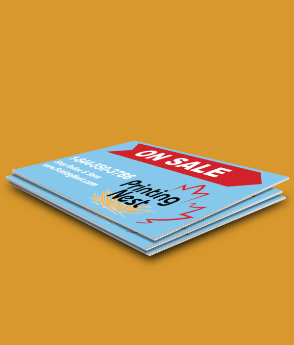 Custom Printed Coroplast Signs 4mm 6mm 10mm Printing Nest