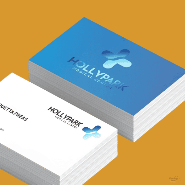 Custom Printed Medical Foil Stamped Business Cards Orange County Printing Nest