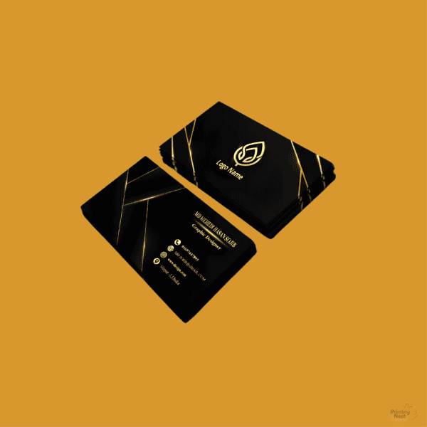 Custom Printed Premium Gold Foil Business Cards Orange County Printing Nest