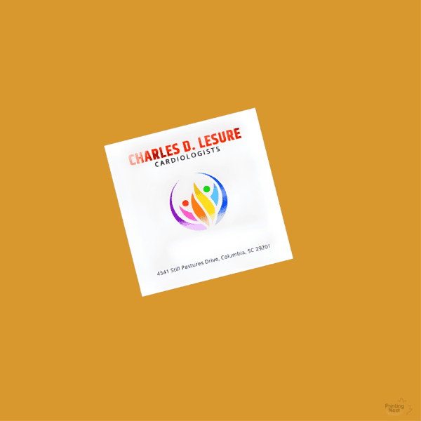 Custom Printed Rainbow Foil Stamped Business Cards Orange County Printing Nest