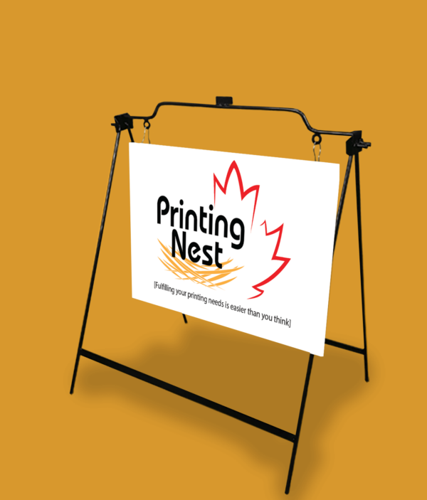 Custom Printed Sidewalk Sign Printing Nest