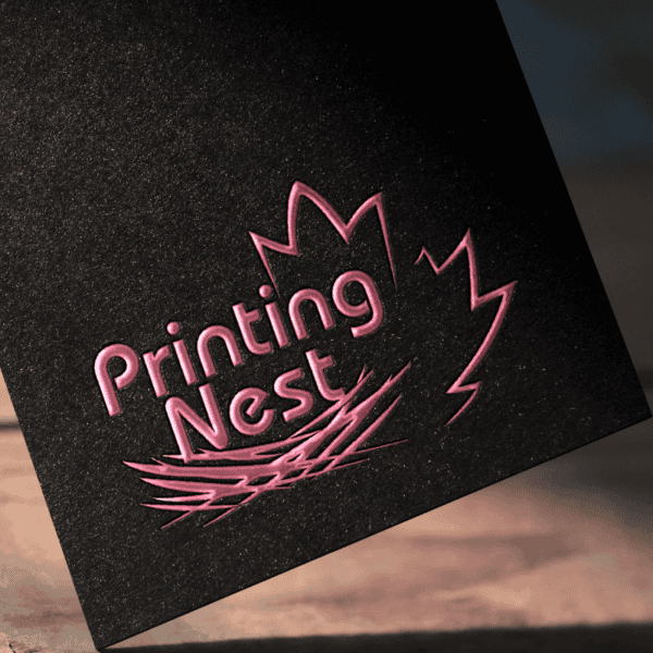 Pink Foil Business Cards Printing Nest
