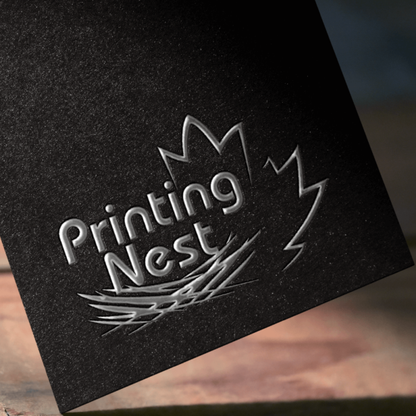 Silver Foil Business Cards Printing Nest