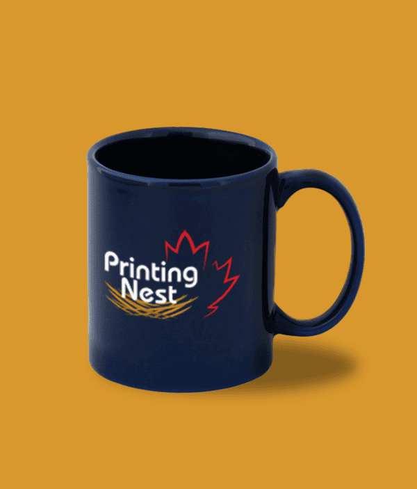 Custom Printed Blue Mug Printing Nest