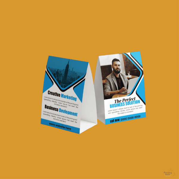 Custom Printed Business Table Tent Cards Orange County Printing Nest