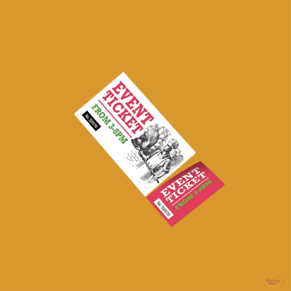 Custom Printed Event Tickets Orange County Printing Nest