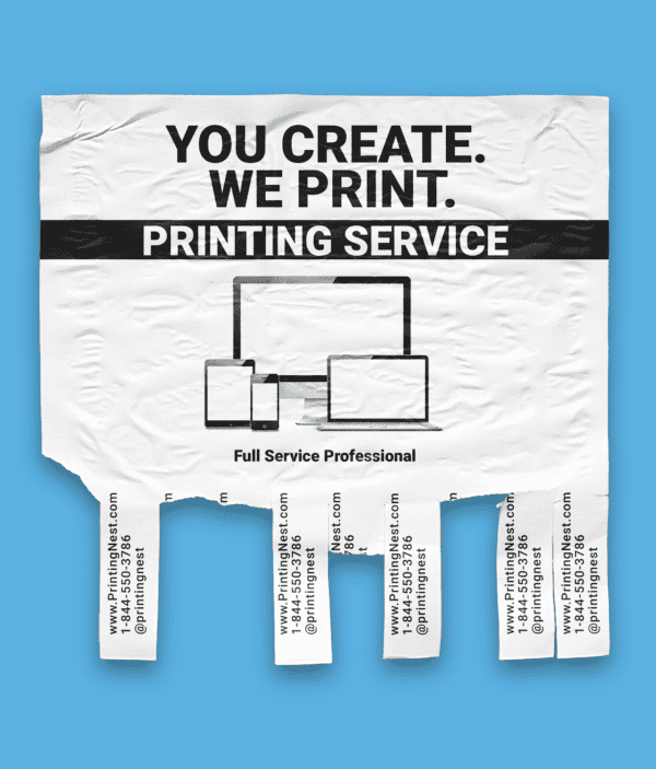 Custom Printed Flyer Tear Off Printing Nest