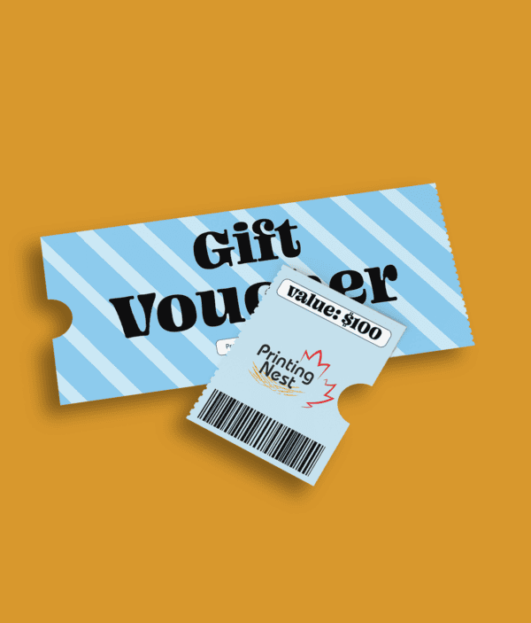 Custom Printed Gift Card Tear Off Cards Printing Nest