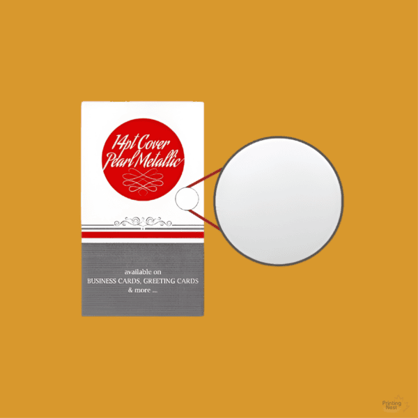 Custom Printed Luxury Pearl Business Cards Orange County Printing Nest