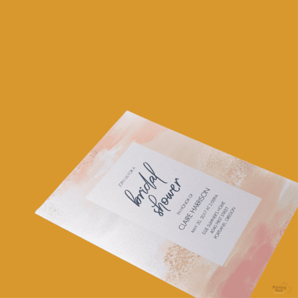 Custom Printed Luxury Pearl Postcards Printing Nest