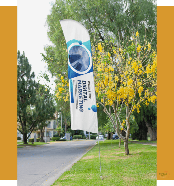 Custom Printed Outdoor Flag Banner OC Printing Nest