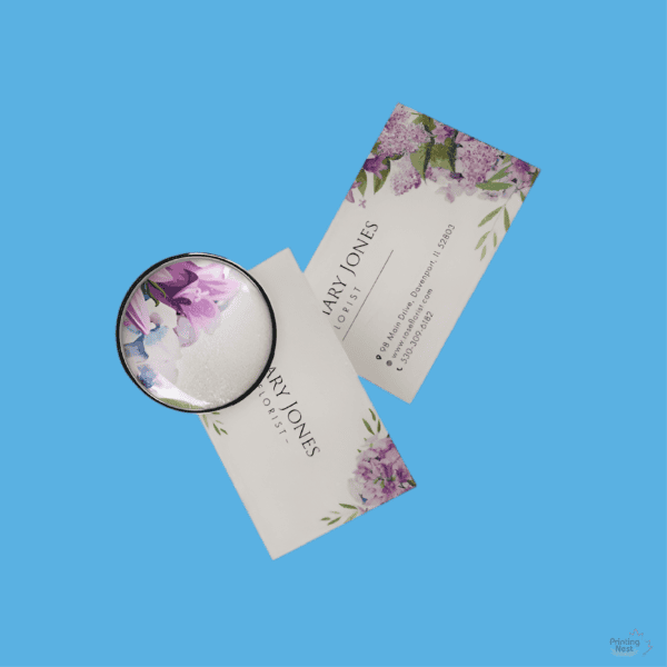 Custom Printed Premium Pearl Business Cards Orange County Printing Nest