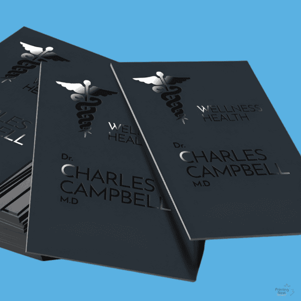 Custom Printed Premium Spot UV Business Cards Orange County Printing Nest