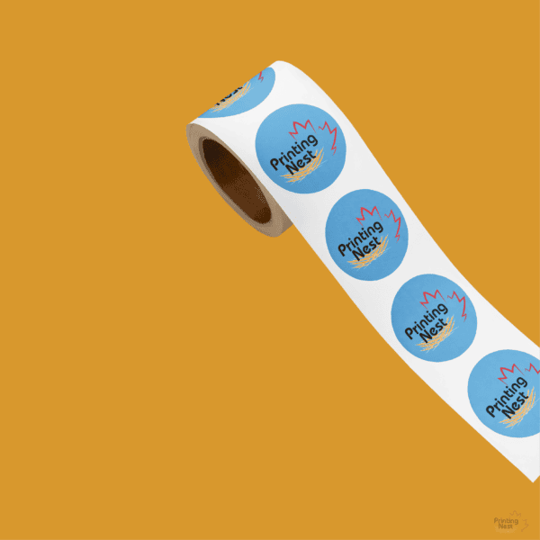 Custom Printed Roll Labels Printing Nest