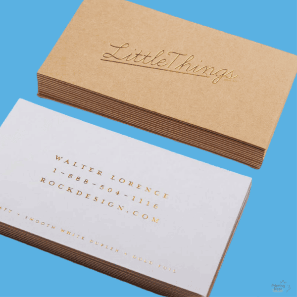 Custom Printed Soft Touch Foil Business Cards Printing Nest