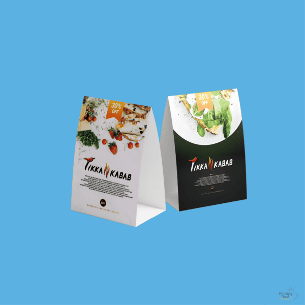 Custom Printed Table Tent Cards Orange County Printing Nest