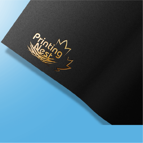 Gold Raised Foil Business Cards Printing Nest