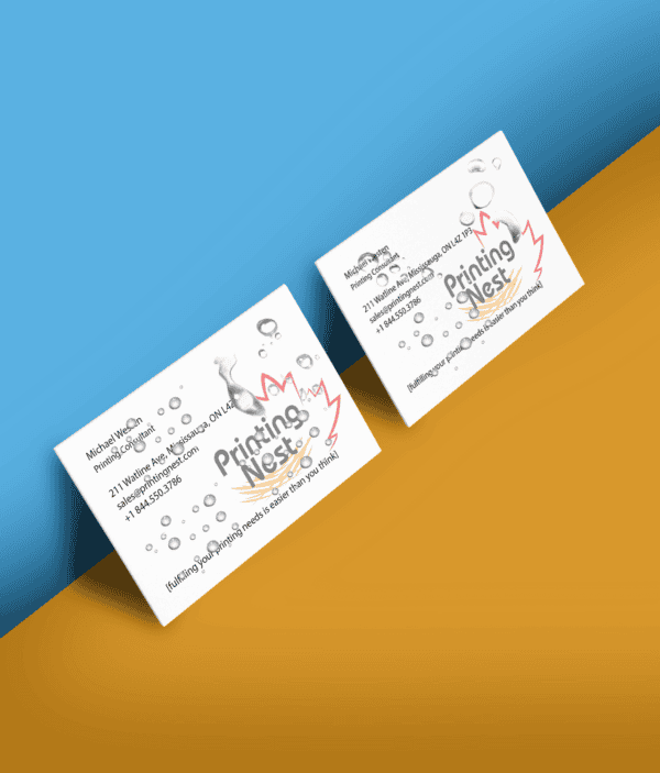 Laminated Waterproof Business Cards Printing Nest