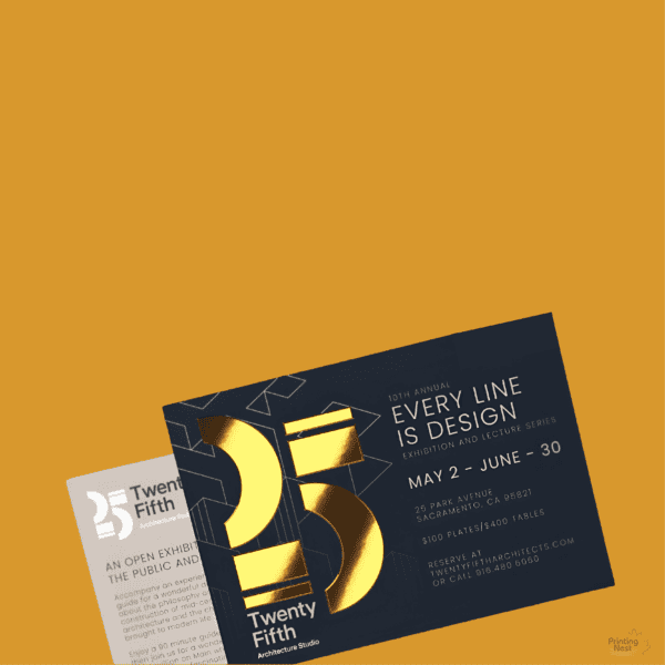 Premium Gold Foil Cards OC Printing Nest
