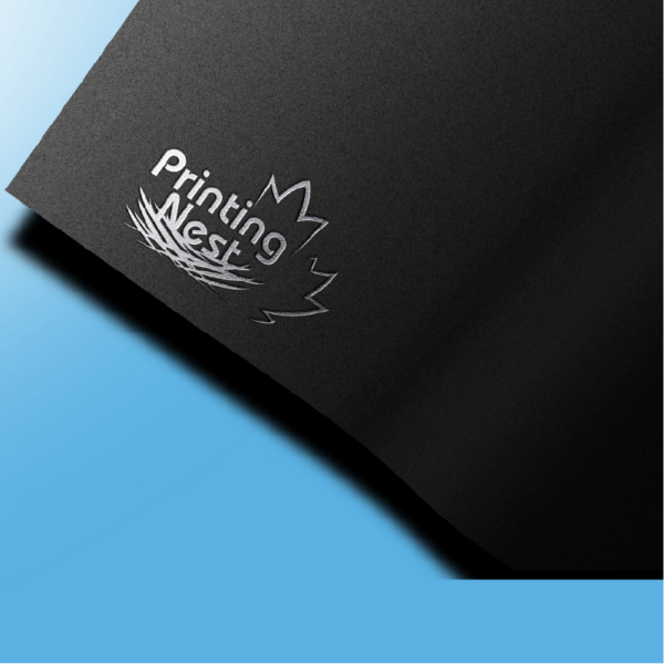 Silver Raised Foil Business Cards Printing Nest