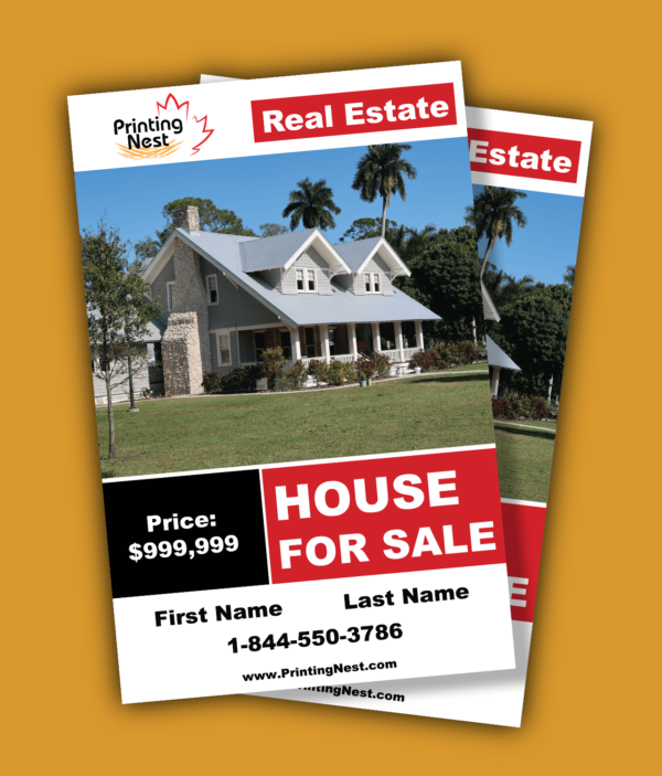 Custom Feature Sheet for Real Estate Printing Nest