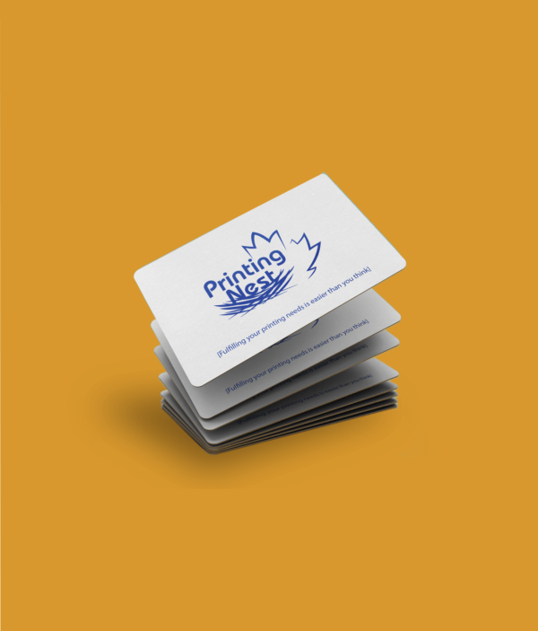 Blue Multiple Foil Business Cards Printing Nest