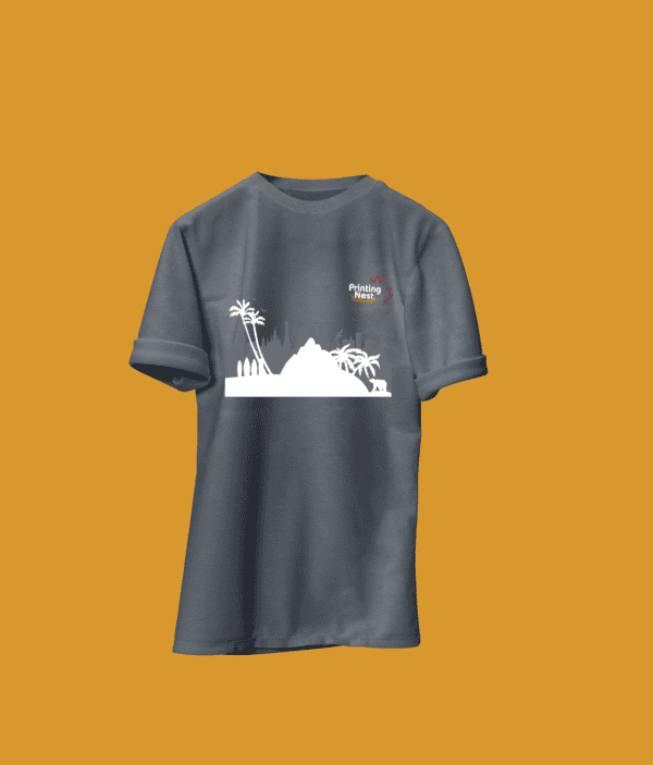 Custom Charcoal DTF Print T-Shirt California Printing Nest