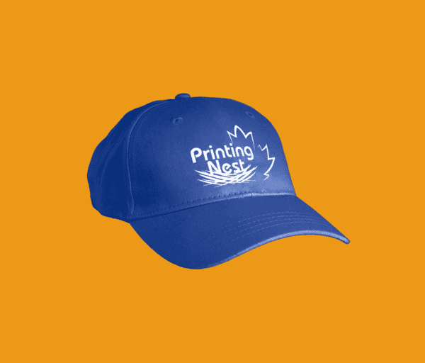 Custom Printed Embroidered Blue Caps Printing Nest