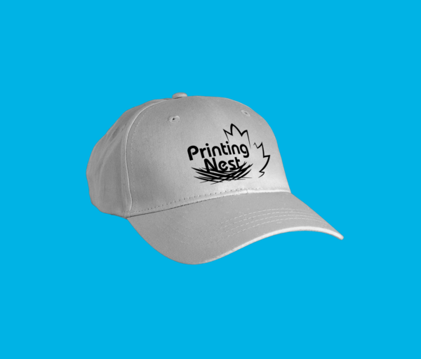 Custom Printed Embroidered Grey Caps Printing Nest
