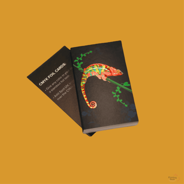 Custom Printed Multiple Color Foil Business Cards Printing Nest