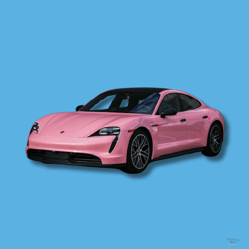 Custom Printed Pink Car Wraps Printing Nest