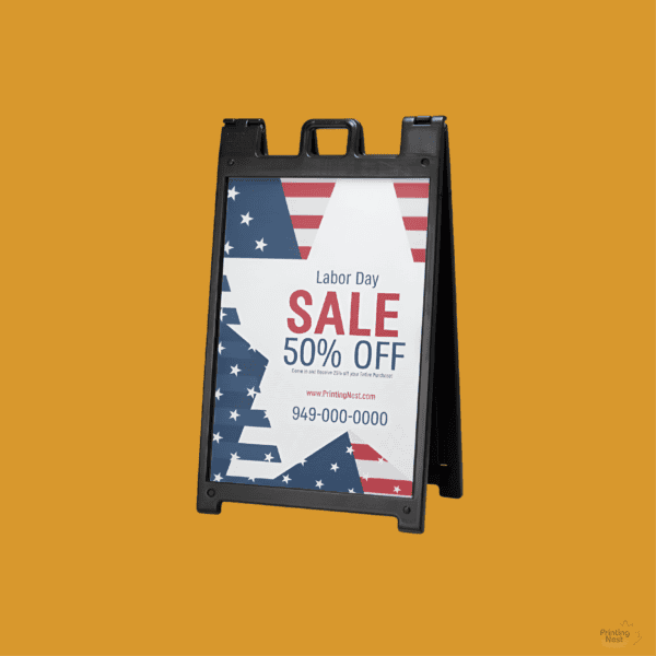 Custom Printed Plasticade A Frame Orange County Printing Nest