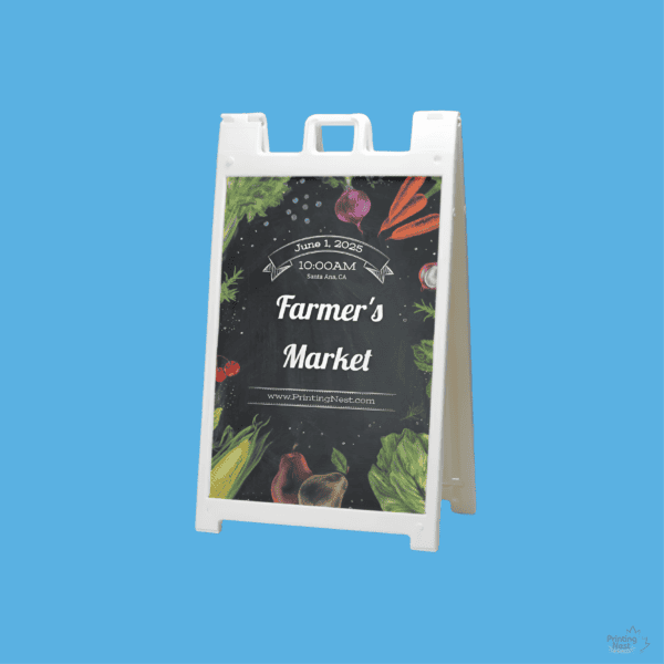 Custom Printed Storefront Plasticade A Frame Orange County Printing Nest