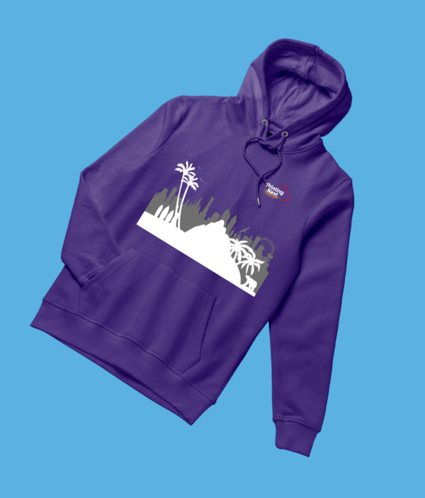 Custom Purple DTF Sweater Hoodie Printing Nest