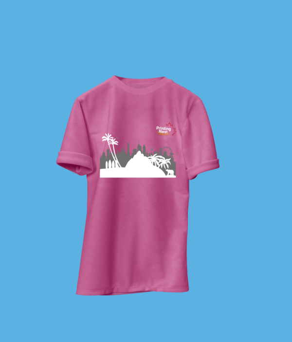 Custom Sangria DTF Print T-Shirt California Printing Nest