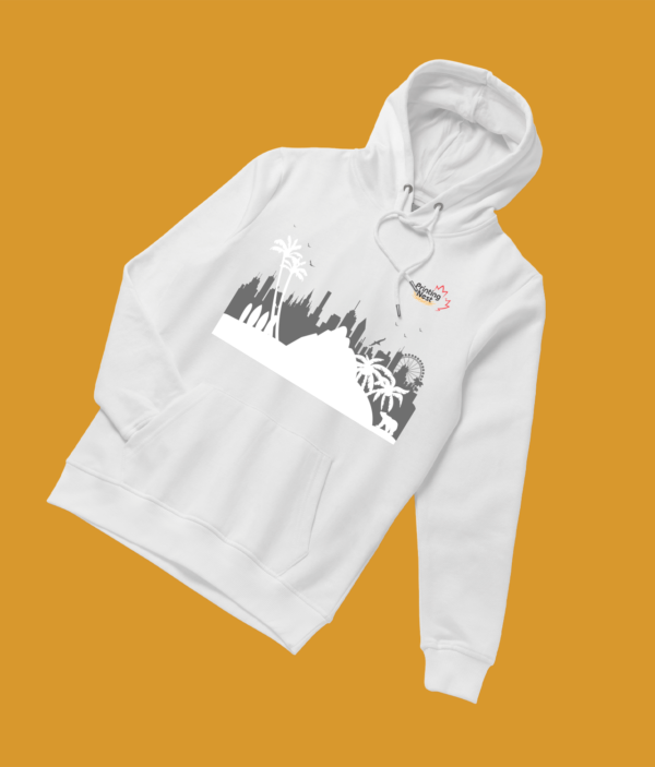 Custom White DTF Sweater Hoodie Printing Nest
