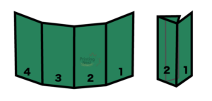Printing Nest Four-Panel Roll Fold Brochures