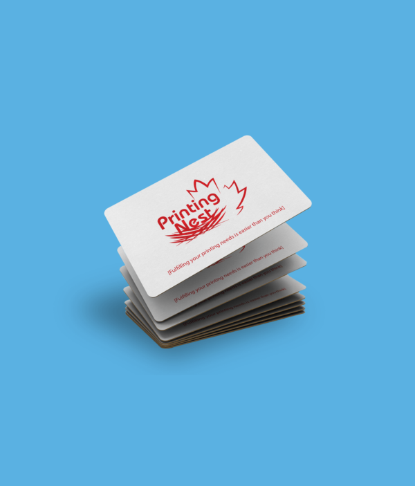 Red Multiple Foil Business Cards Printing Nest