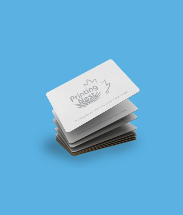 Silver Multiple Foil Business Cards Printing Nest