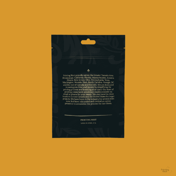 Custom Printed Candy Flat Pouches Orange County Printing Nest