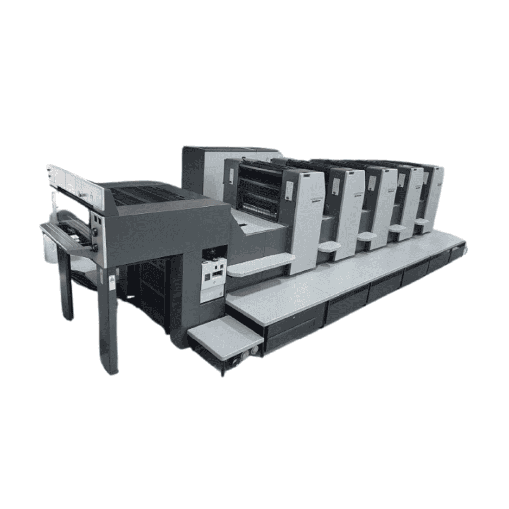 Heidelberg Press Five Colour with Coater Speedmaster SM 74 at Printing Nest Fullerton