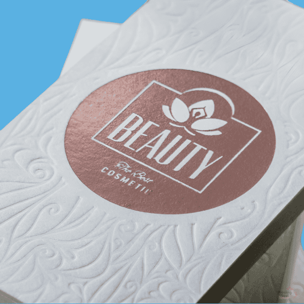Custom Printed Embossed Business Cards in Orange County Printing Nest