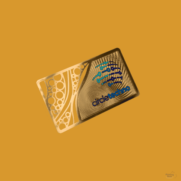 Custom Printed Luxury Metal Business Cards in OC Printing Nest