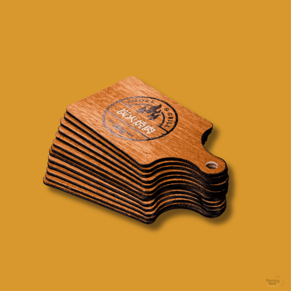 Custom Printed Luxury Wood Business Cards in Orange County Printing Nest