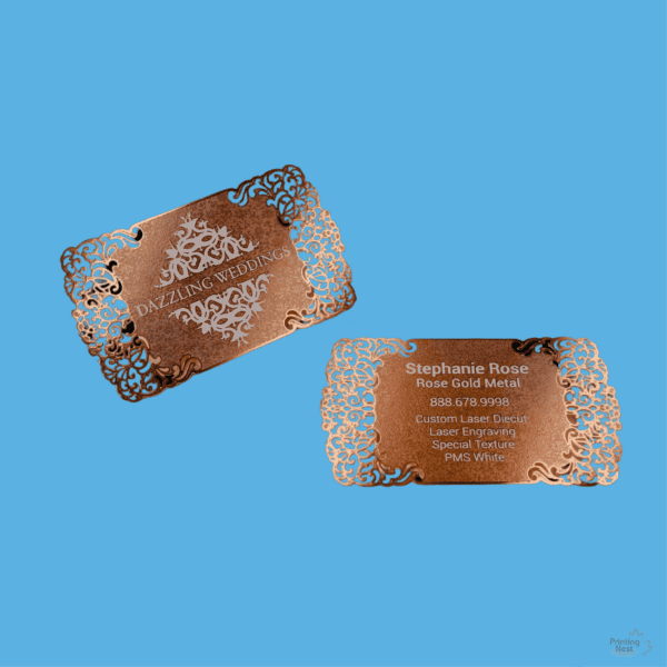 Custom Printed Metal Business Cards in Newport Beach Printing Nest