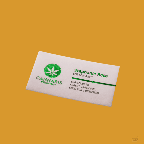 Custom Printed Premium Cotton Business Cards Newport Beach Printing Nest
